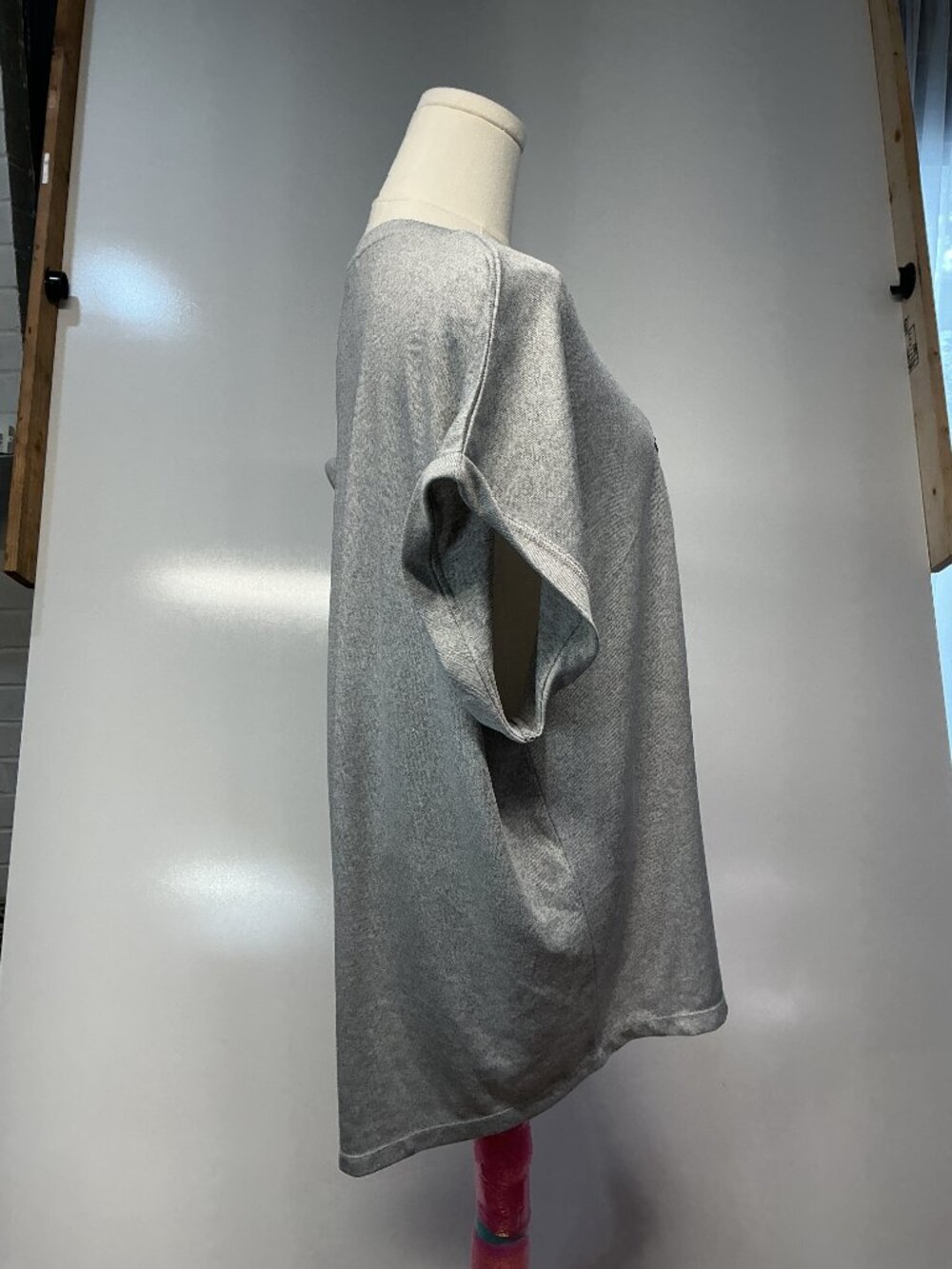 Indigo Soul 2XL Gray Patriotic Gnome Top Americana Oversized Dolman Shirt - Picture 9 of 12